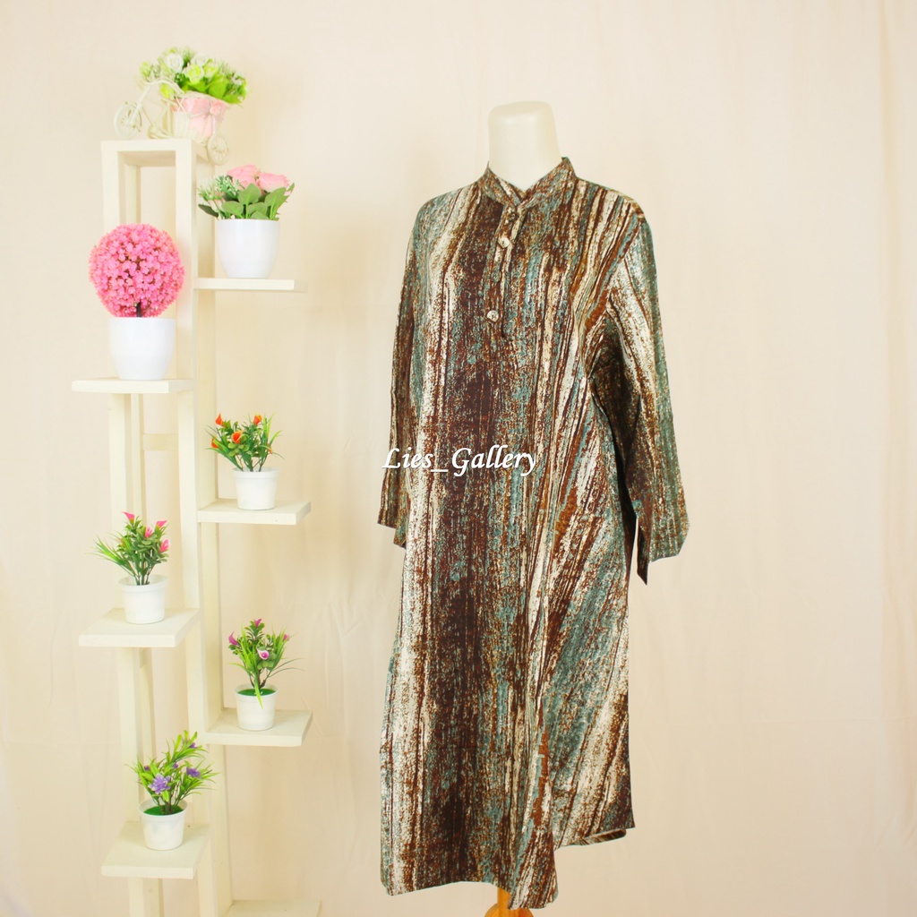 Tunik DG - Hijau- Katun Impor