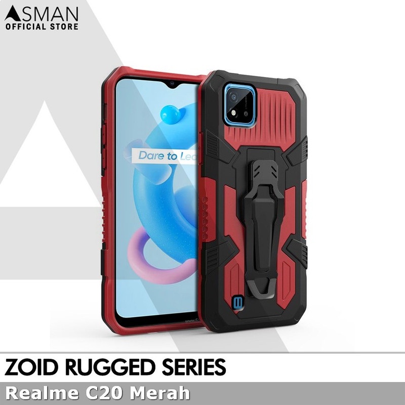 Asman Case Realme C20 Zoid Ruged Armor Premium