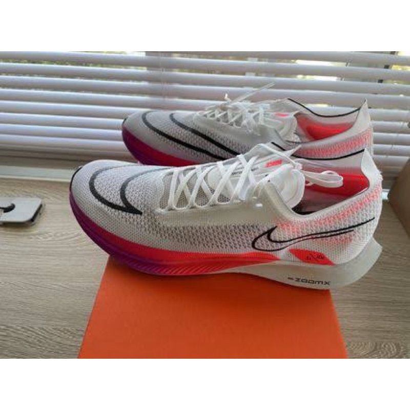 nike zoom x streakfly white red purple