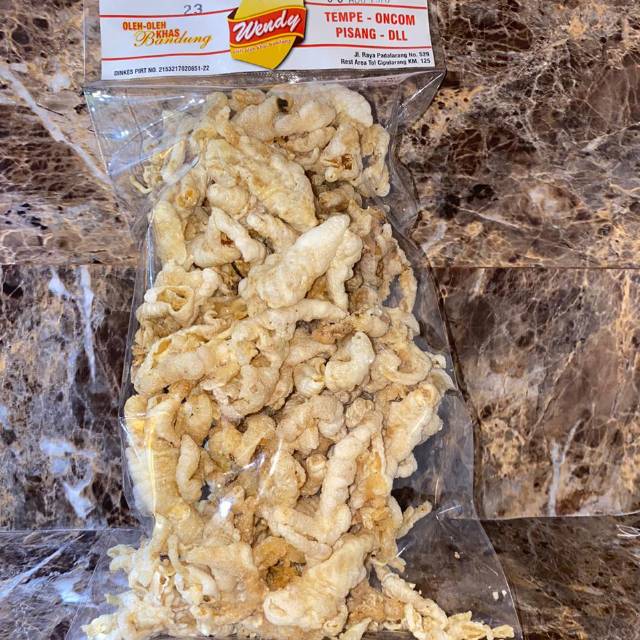 

Keripik ceker ayam Bandung original 150 gr