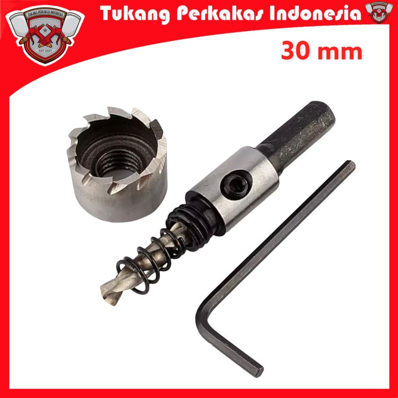 Hole Saw Besi 30 mm Mata Bor Pelubang Besi Kayu Plastik 30 mm Taiwan