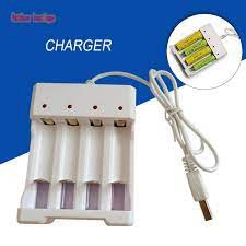 CHARGER USB BATERAI 4 SLOT AAA AA