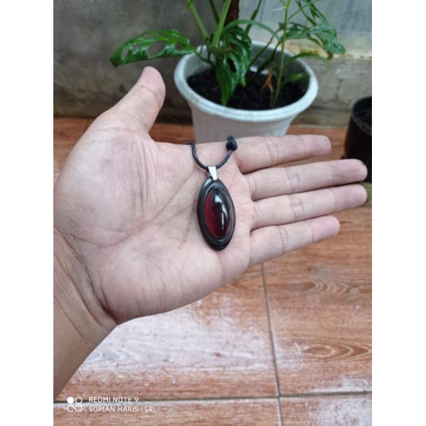 Getah Katilayu Asli Original Kalung/Liontin pandan,Tempurung