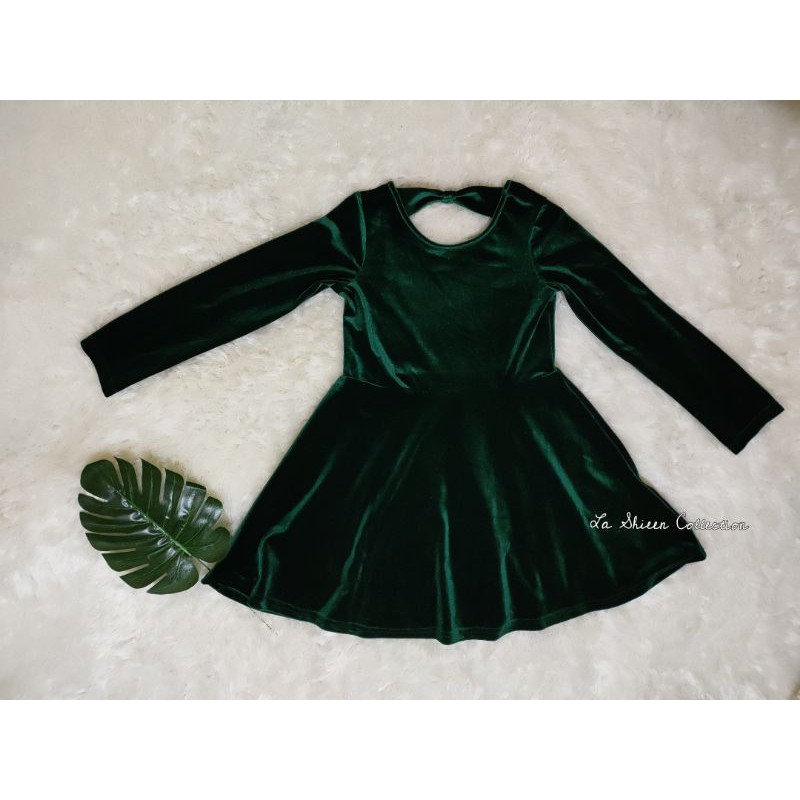 La Shieen * Dress Import Anak Merk Place • Dress Hijau • Dress Merah • Dress Velvet • Dress Bludru