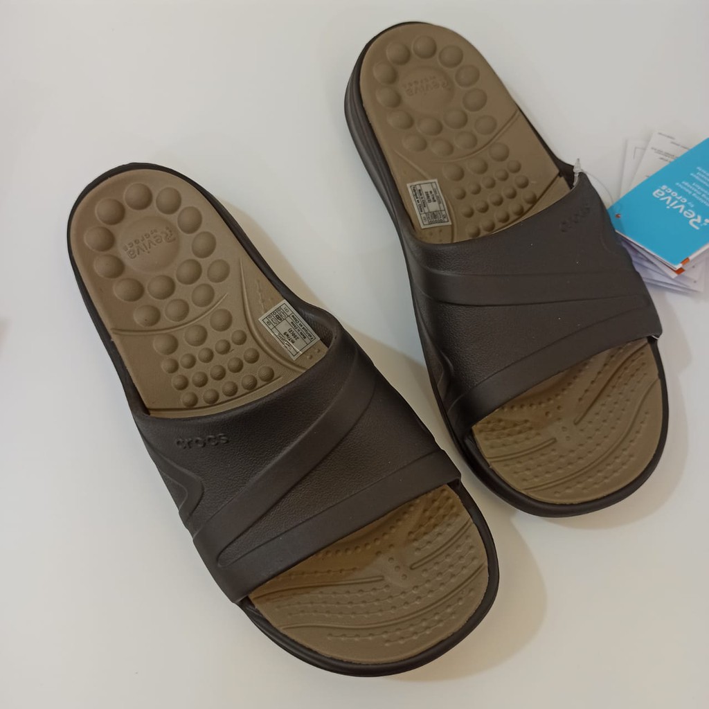 Crocs / Sandal Crocs / Crocs Reviva / Selop Pria / Sandal Selop Pria / Crocs Slide / Sandal Pria