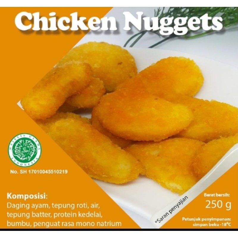 

Buy 1 get 1 nudi chicken nugget ayam frozen 250gr Halal & enak