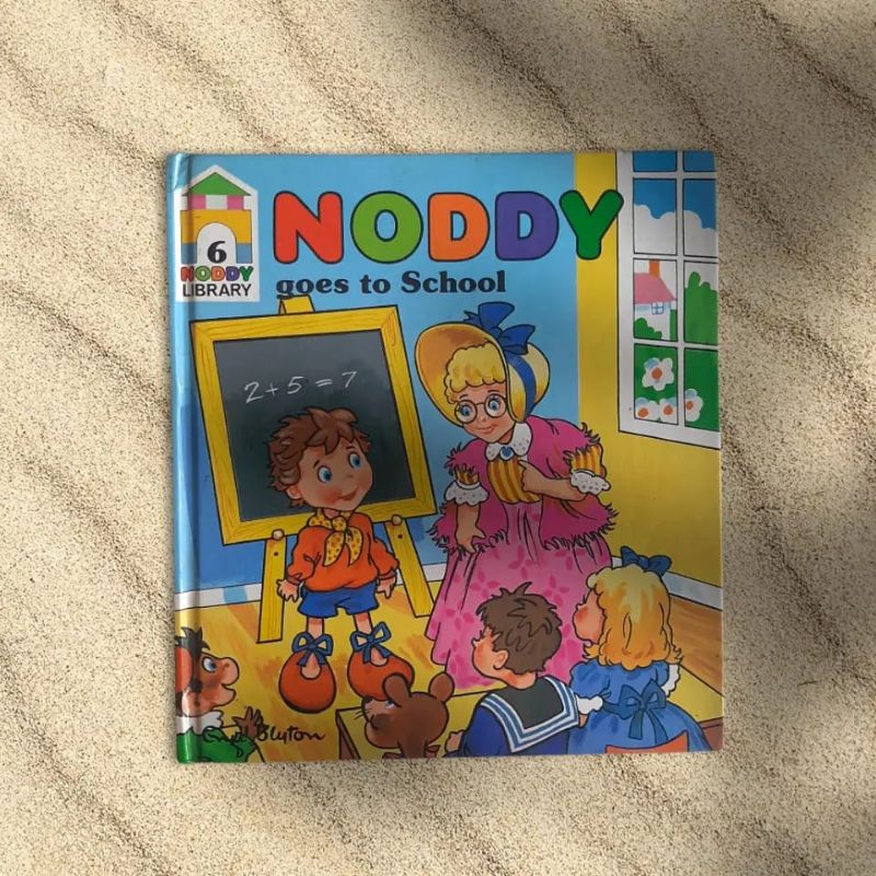 NODDY GOES TO SCHOOL - STORYBOOK - CHILDREN BOOK - BUKU CERITA ANAK - BUKU PRELOVED - BUKU BEKAS - B