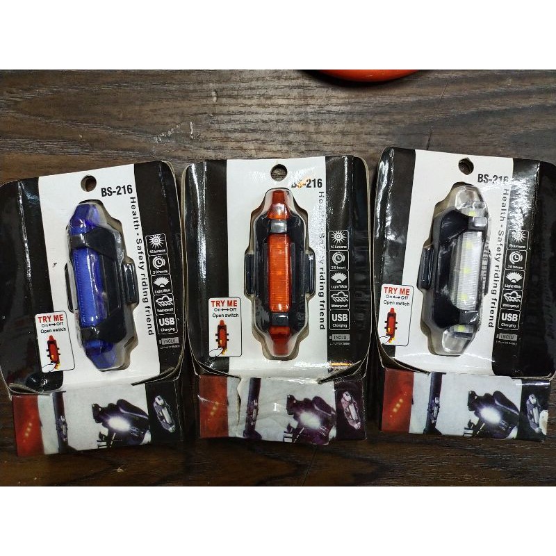 Lampu Sepeda LED USB