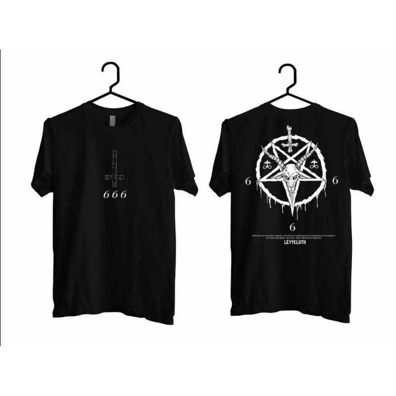 BAJU KAOS T-SHIRT "satanic"