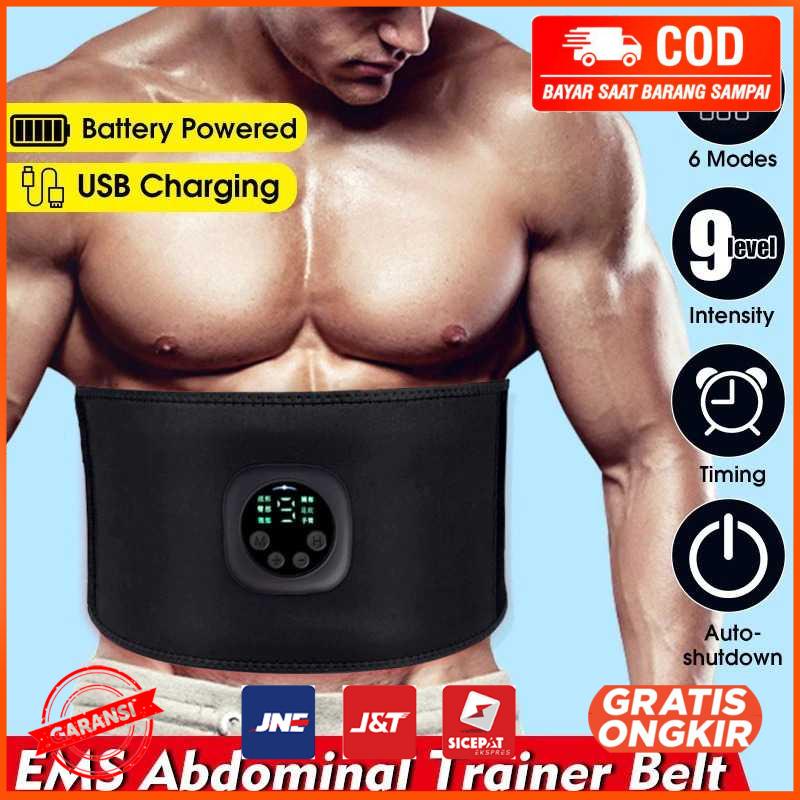 Alat Stimulator Otot Fitness Belt Six Pack EMS Muscle