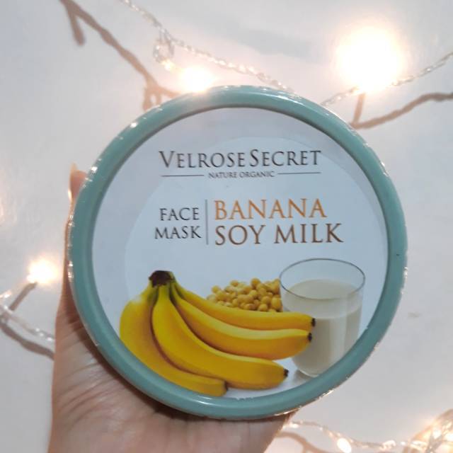 Lulur Wajah Banana Soy Milk Velrose Secret