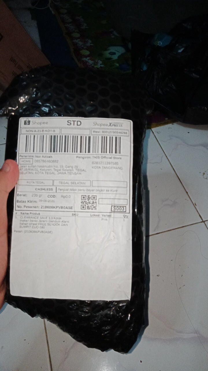 Clearance Sale 3.3 Kotak Makan Bento Jerami Gandum Alami Bahan Wheat Free Sendok Dan Sumpit Cuc-180