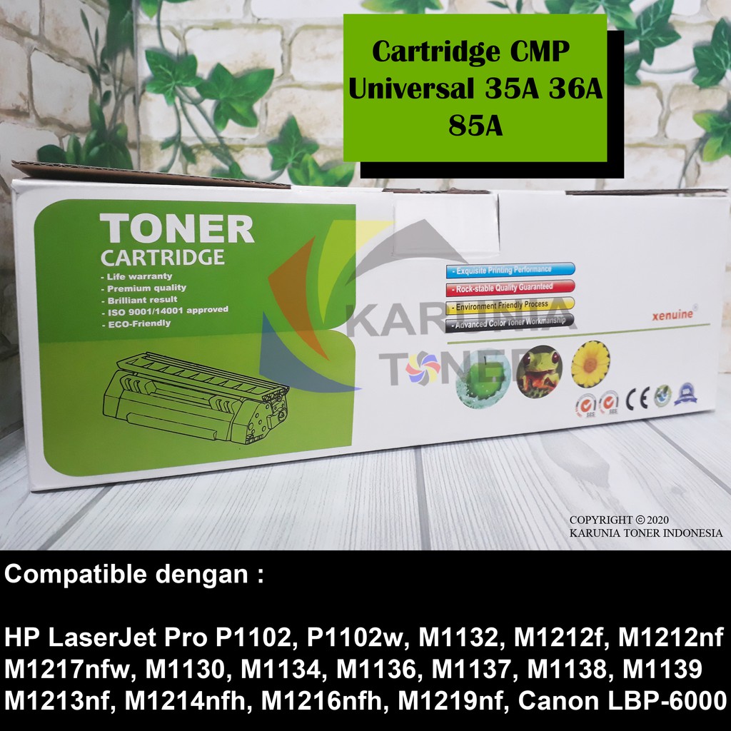 Cartridge Compatible Printer HP Laserjet 35A CB435A P1005 P1006