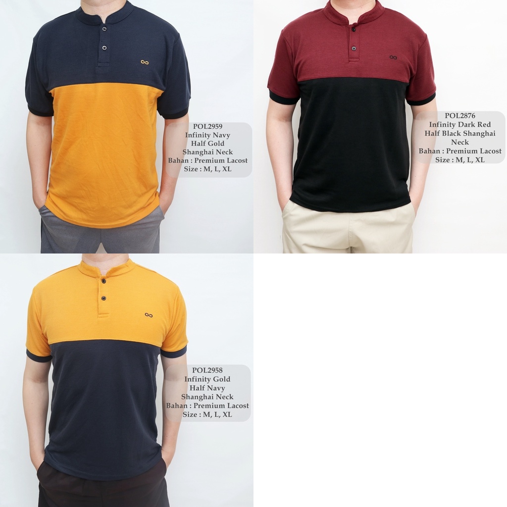 Kaos Berkerah Fashion Pria / Polo Shirt Kerah Shanghai / Polo Casual Pria / Polo Pria Terbaru G108