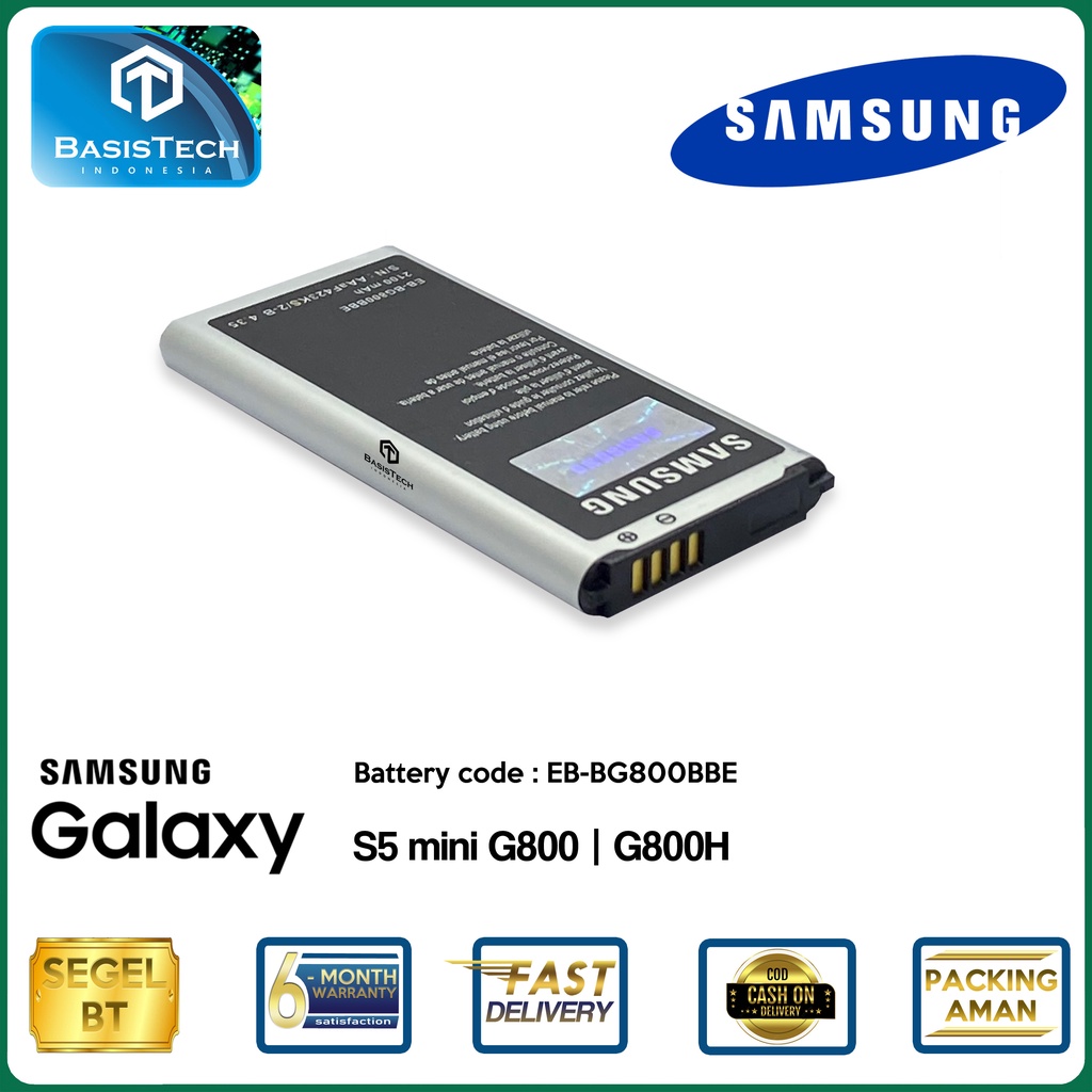 BATERAI SAMSUNG GALAXY S5 Mini - G800 - G800H - EB-BG800BBE - ORI99