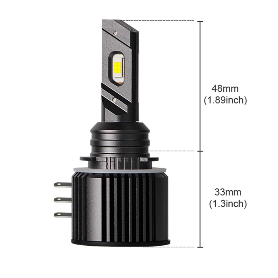 Lampu LED H15 Canbus No Error 20000LM Untuk Mobil Audi Mercedes Benz BMW Volkswagen Golf