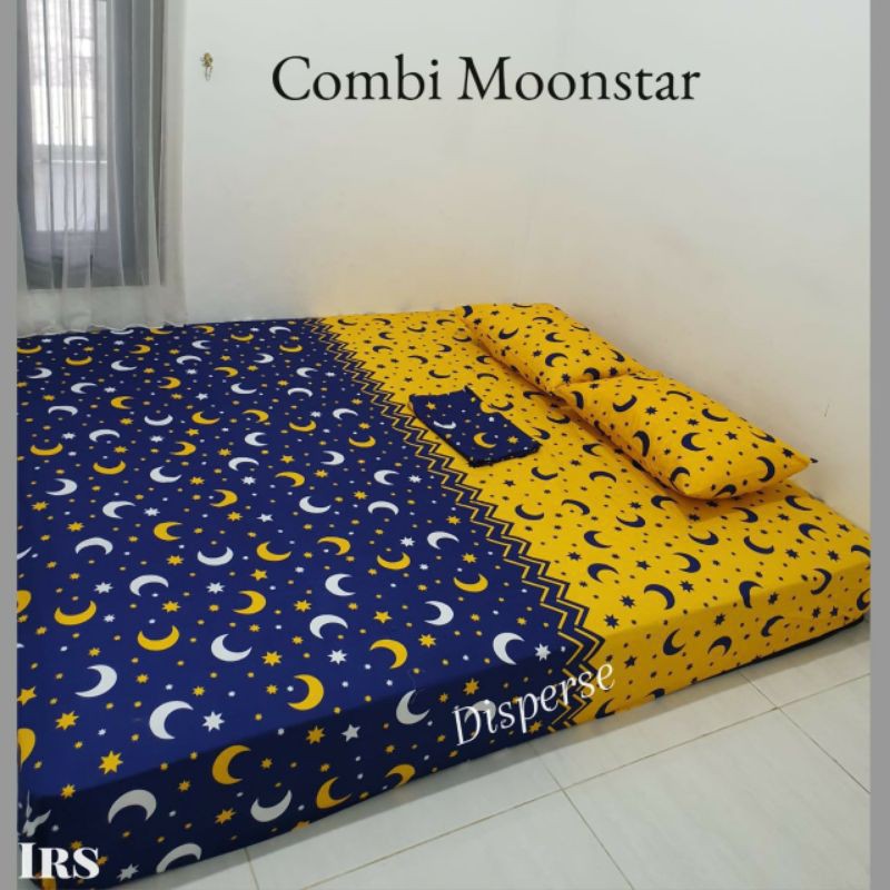 Sprei starmoon seprai sprai home made bulan bintang ukuran king size