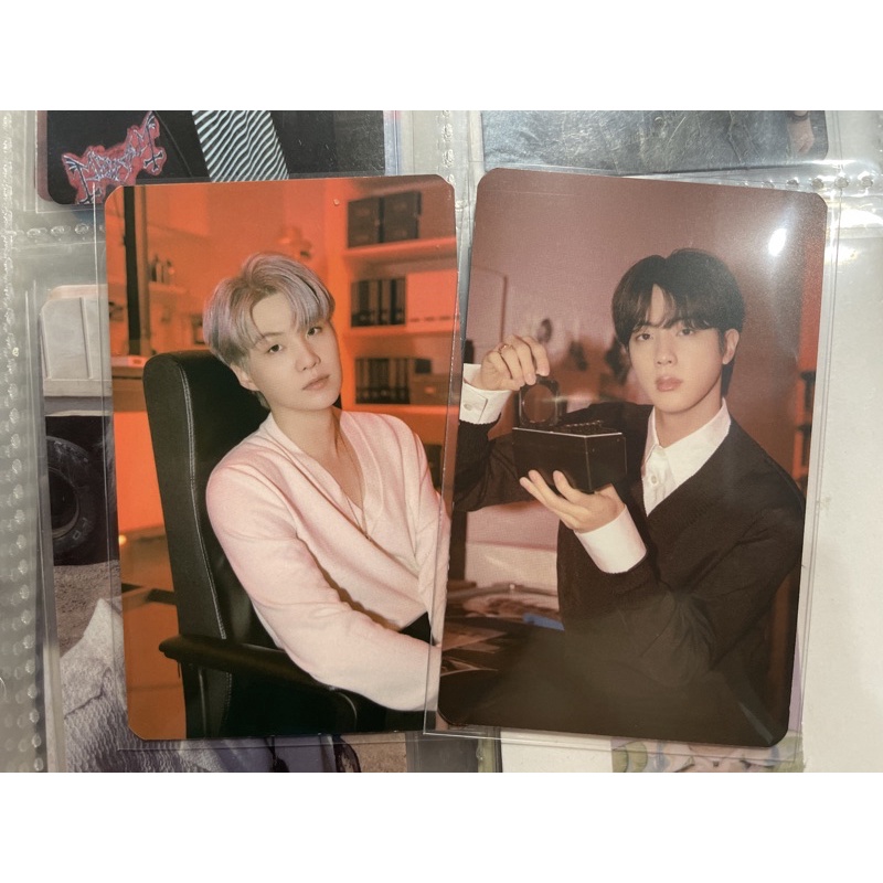 bts proof standard lucky draw powerstation photocard jin suga seokjin yoongi pc