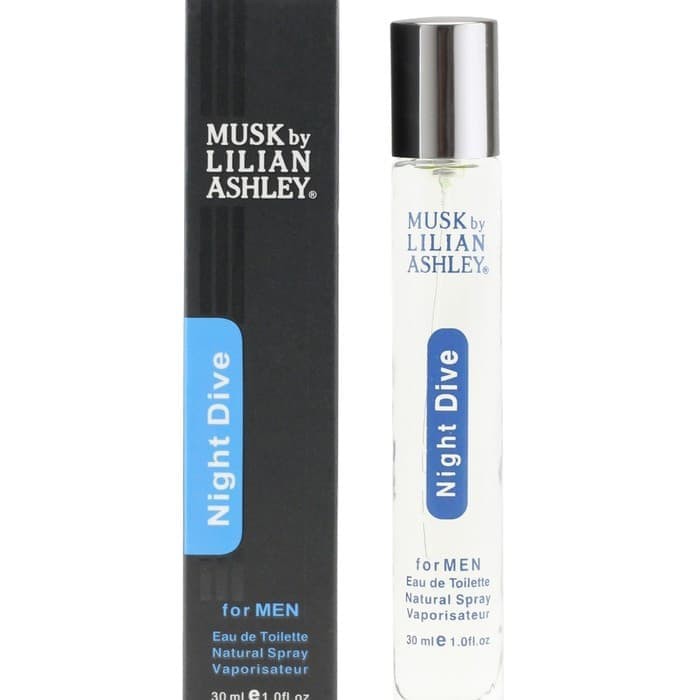 Parfum & Cologne Pria - Parfum - Cologne Parfum Pria Musk By Lilian Ashley Night Dive 30 Ml Flash
