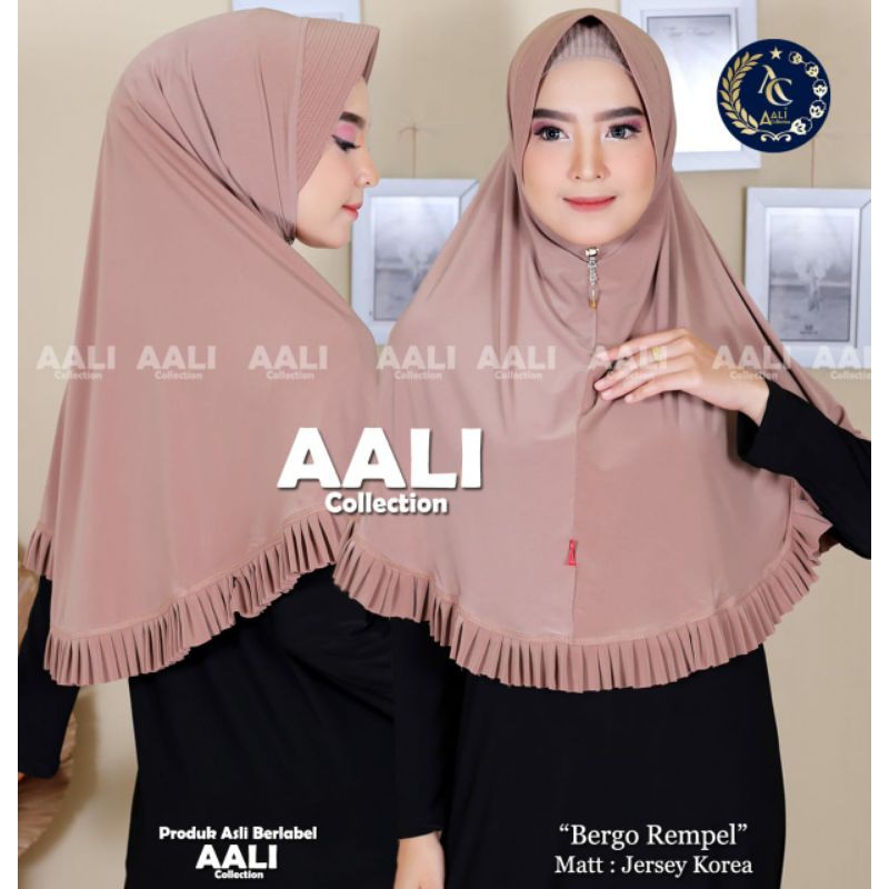 Aali Collection Jilbab Rempel Jersy Korea