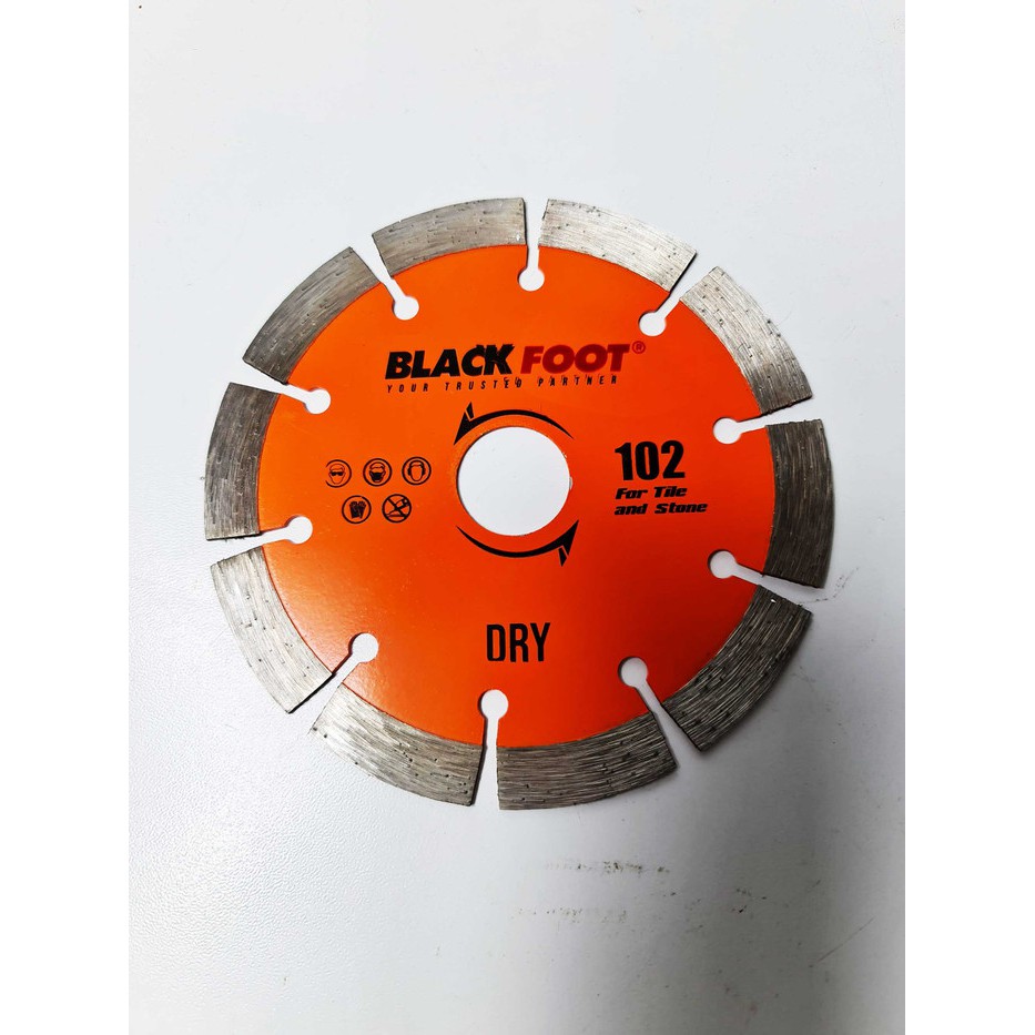 Mata Potong Keramik Batu Gerinda Diamond Wheel Dry 102mm BLACKFOOT 10cm Batu Granit beton conblock