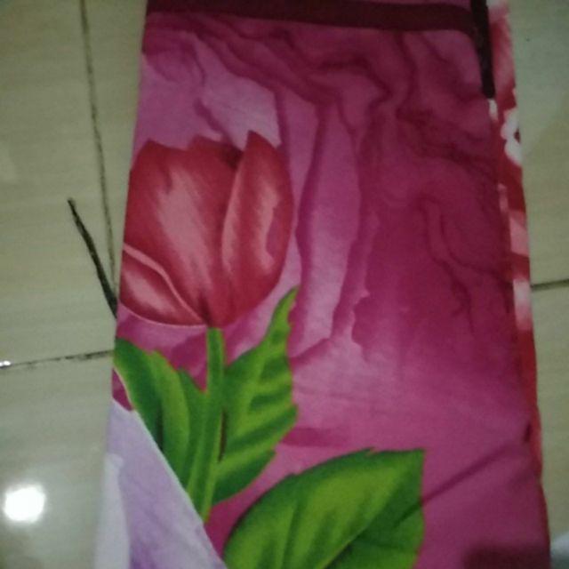Bahan Kain Sprei Seprei /gorden Gordyn Katun Dispers Motif Bunga Ayu / Lebar 240 Cm