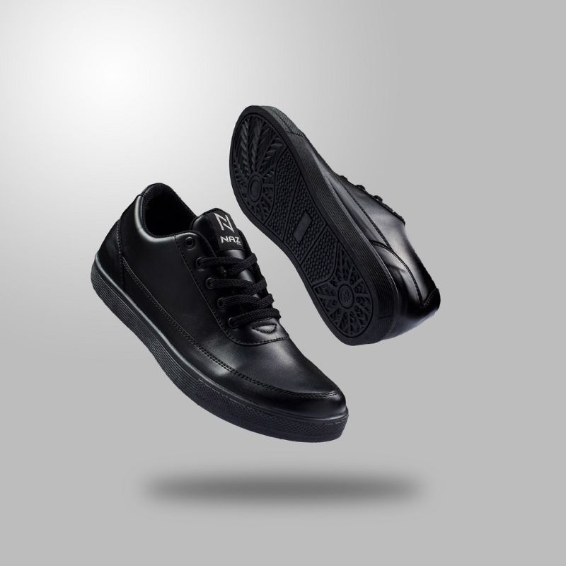 Aziel Fullblack | Rei.Store.id x NAZ | Sepatu Sneakers Pria Casual ORIGINAL