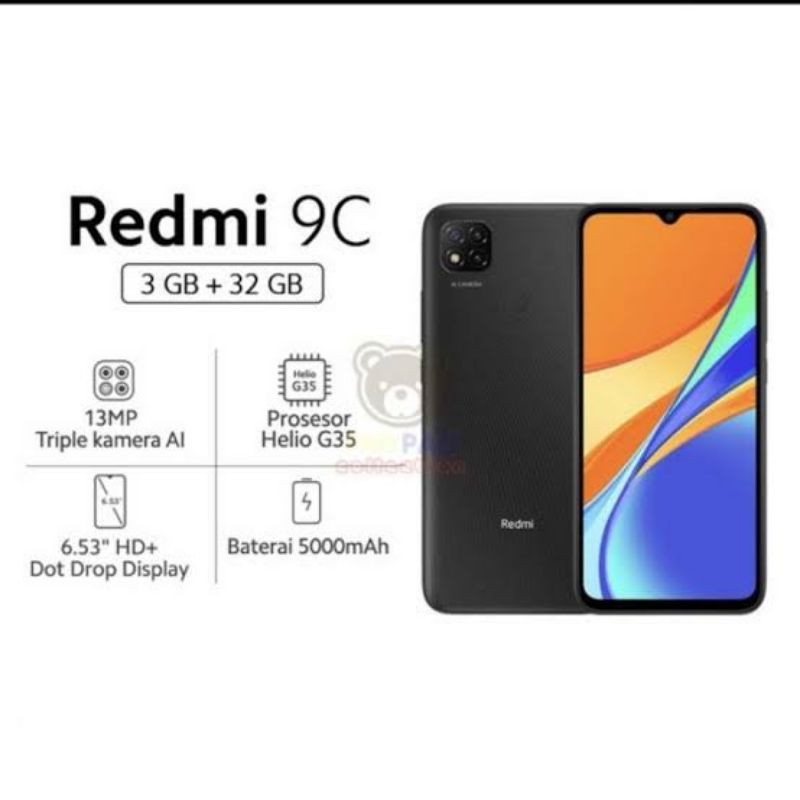 Xiaomi Redmi 9C 3/32 New Garansi Resmi