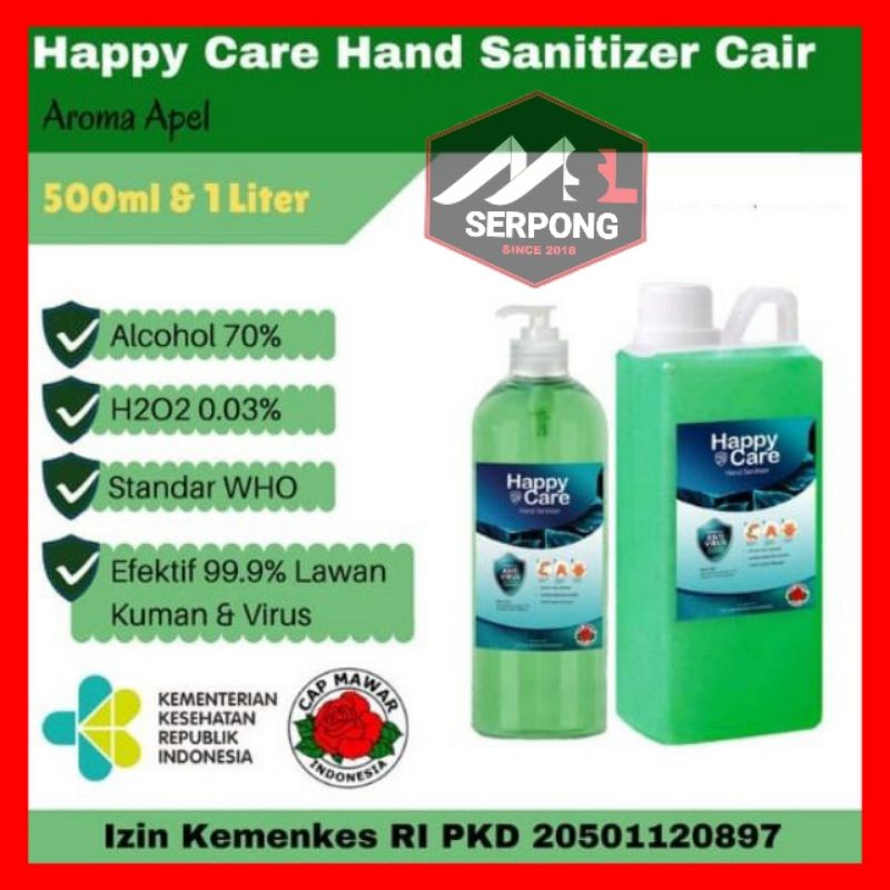 HAND SANITIZER CAIR COMBO AROMA APEL 1 LITER + 500 ML / HAND SANITIZER CAIR / HAND SANITIZER