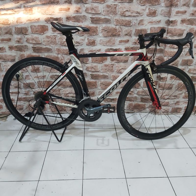 SEPEDA ROAD BIKE SCOUT CR-7 SIZE 50 CM 700×25C 2×10 SP TIAGRA