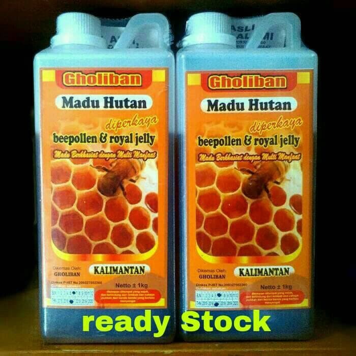 

MADU HUTAN KALIMANTAN 1KG PLUS BEE POLLEN -ROYAL JELLY - MMD1049