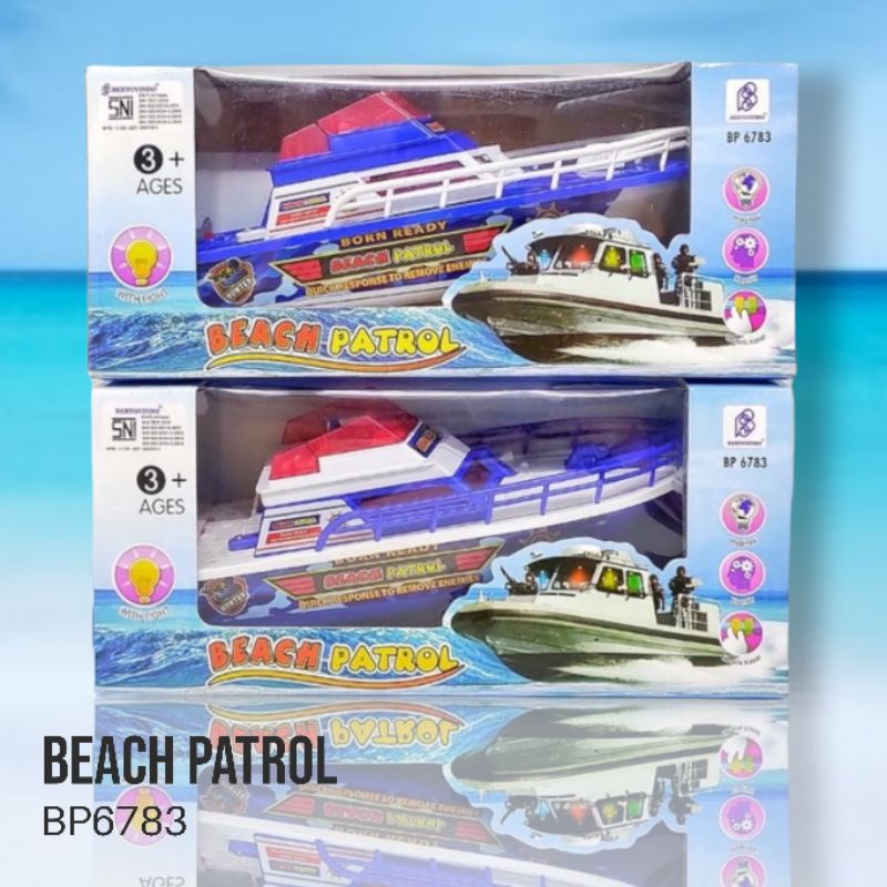 Mainan Perahu Air Speed Boat Beach Patrol