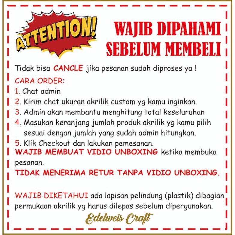 AKRILIK LEMBARAN/AKRILIK CUSTOM/ AKRILIK MARGA CIPTA/ AKRILIK MURAH/ AKRILIK BENING