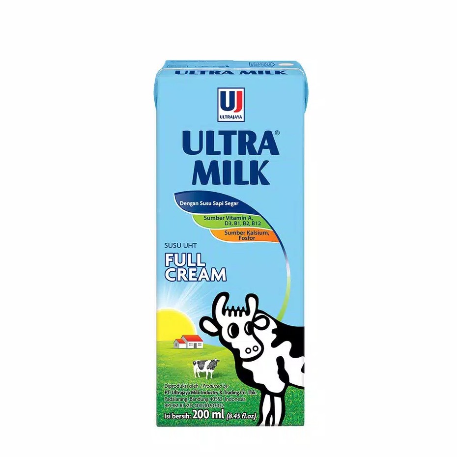 

Ultra Milk Susu UHT Full Cream 250 ml