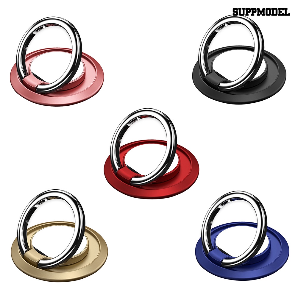 Sdl Ring Stand Holder Hp Bentuk Bulat Bahan Metal Bisa Berputar 360 Derajat