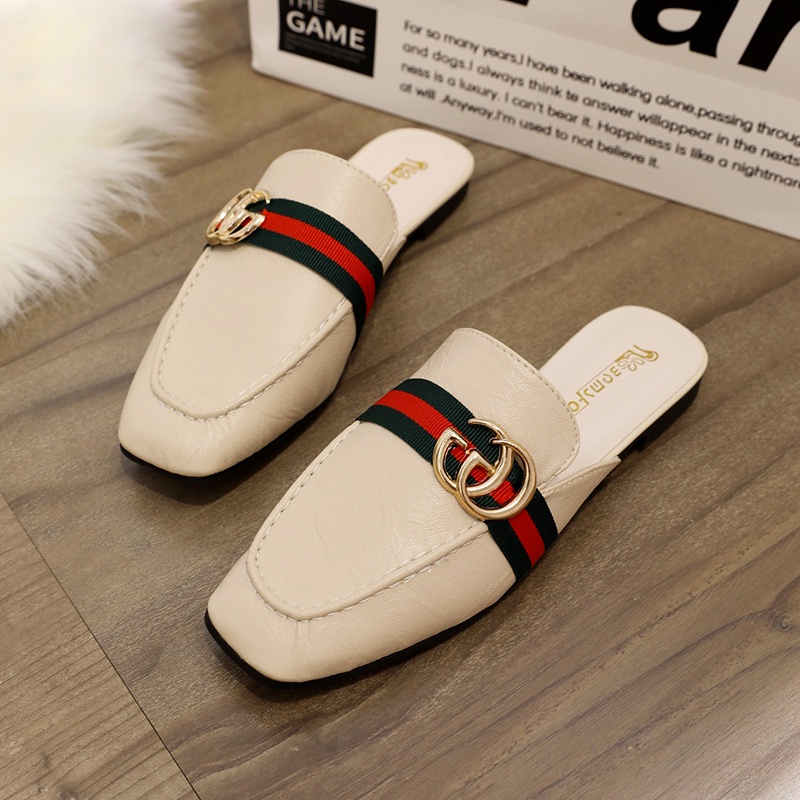 [COD] 23350 Sandal Wanita Import Selip Horsebit CG