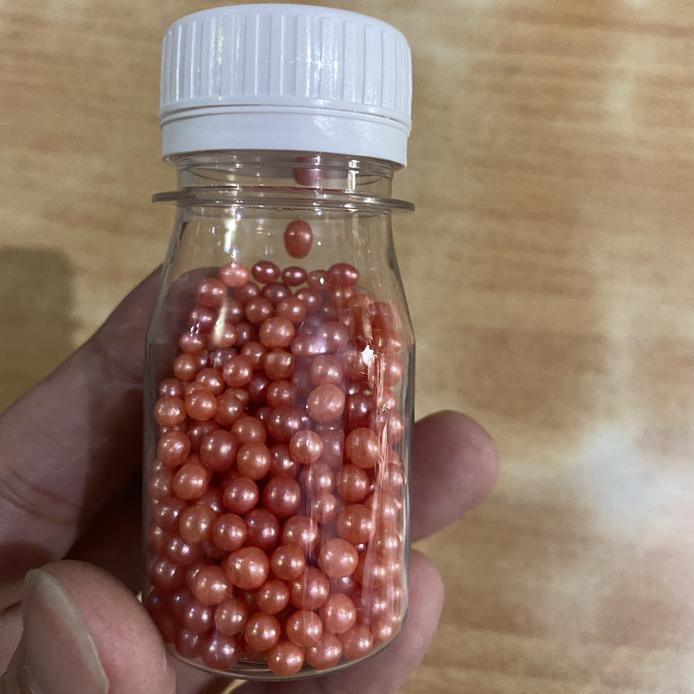 

Sprinkle Pearl mutiara red merah 20 gr / sugar pearl decoration
