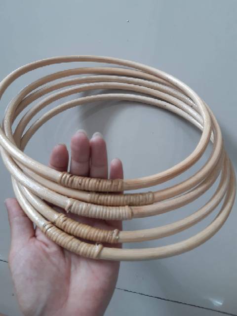 Ring rotan, (kore) kerajinan macrame tebal 1cm