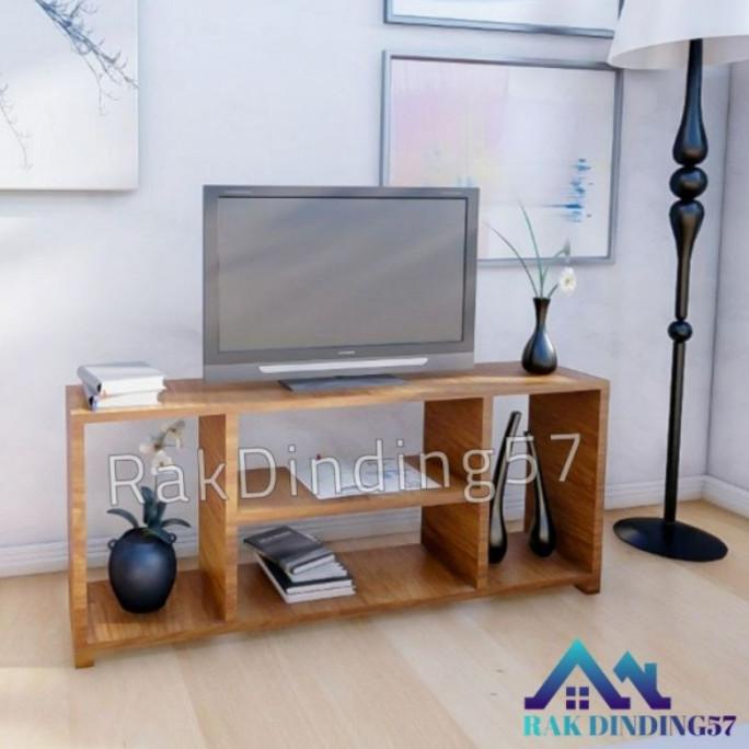 Meja Tv Kayu Minimalis Rak Tv Bufet Lemari Modern Hiasan Dekorasi Store_Liana