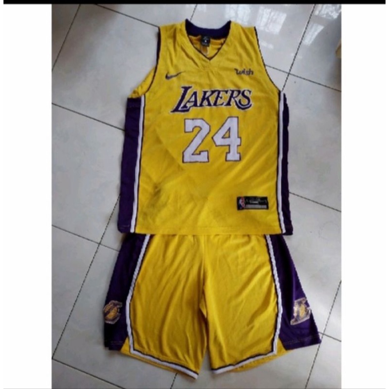 Jersey Basket LA Lakers Second Fullset