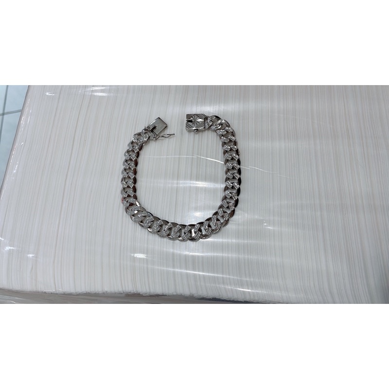 gelang sisik naga perak asli 925 lapis mas putih #gelang sisik naga