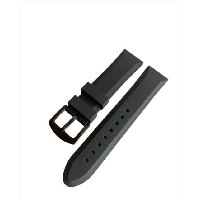 Strap Tali Jam tangan silicon tebal Full hitam