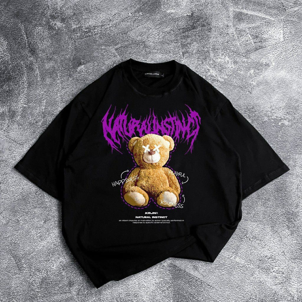 [Reguler]  Baju Kaos Reguler Distro Motif "Instinct"