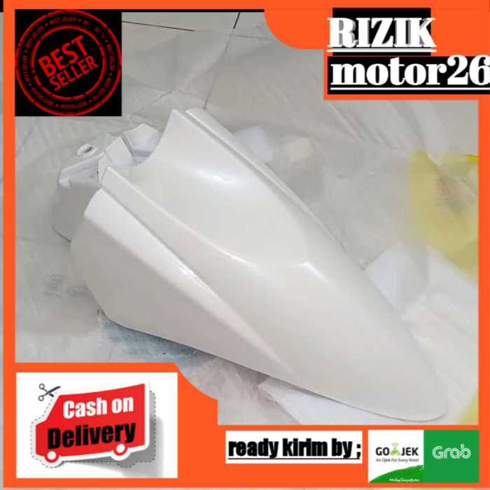 BODY MOTOR spakbor sepakbor depan motor mio j warna putih