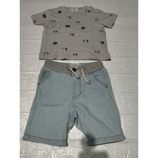 Preloved Set Zara Baby 2in1 Preloved Setelan Anak Zara Kids Preloved Zara Kids Pants Preloved Celana