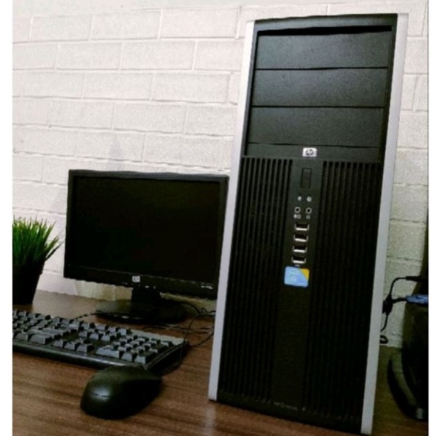 Paketan PC HP Core 2 Duo DDR 3 Ram 4 GB HDD 250 Monitor HP 16&quot; Key+Mou