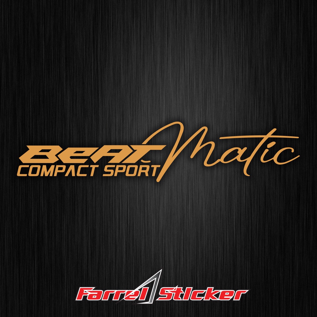 STIKER BEAT MATIC STICKER BEAT MATIC COMPACT SPORT