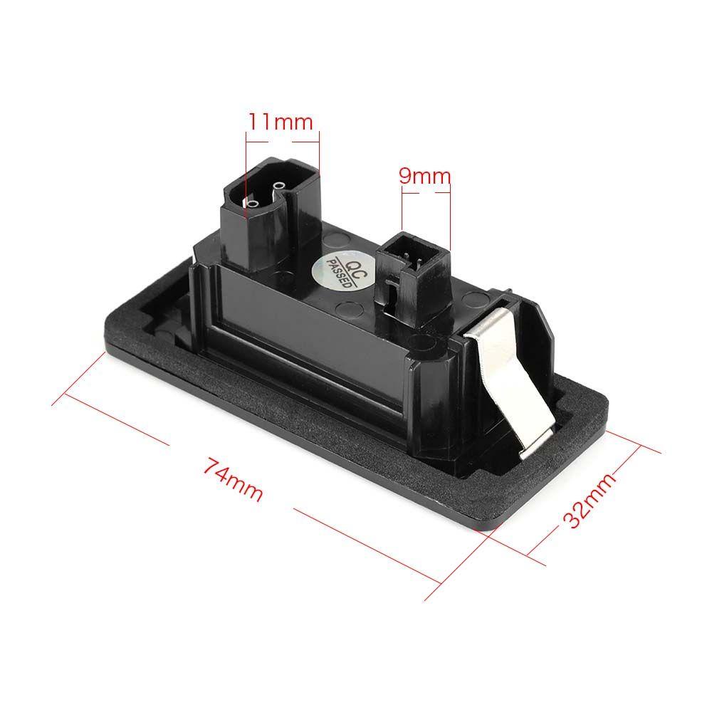 Lanfy Lampu Plat Nomor High power Profesional Putih No Error E90 E91 E92 E61 E70 E71 Untuk BMW E39 E60 ABS