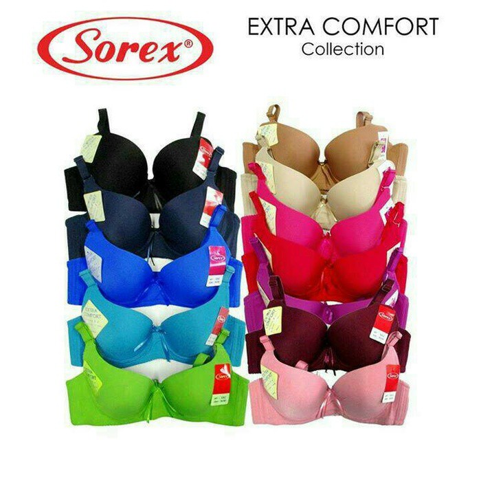 Bra Sorex Kawat 3262 / Bh Sorex Kait 3 Cup Besar 36-42 / Bh Sorex Original Cup Full