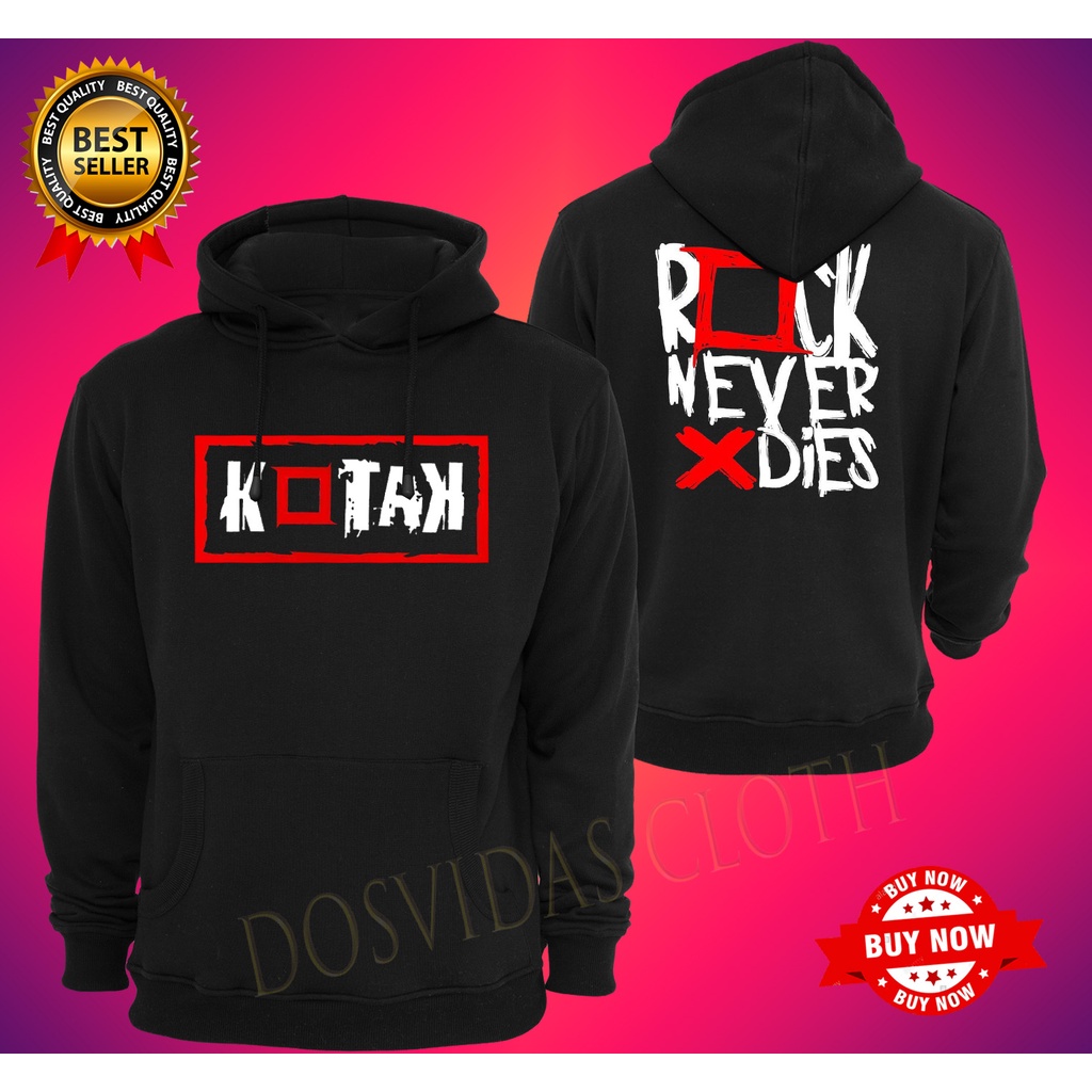 Jaket Sweater Hoodie KERABAT KOTAK Keren Pria & Wanita KOTAK BAND